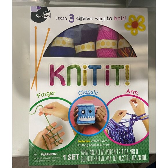 SpiceBox Children's Activity Kits Make and Play Knit It! - English Edition - Picture 2 of 7